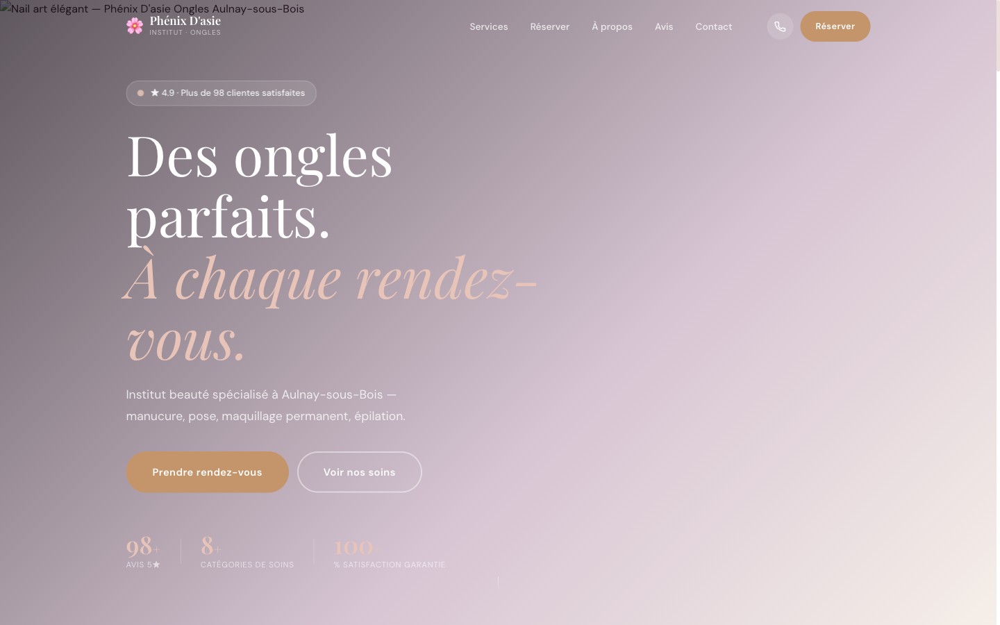Capture bannière Phénix Dasie Ongles